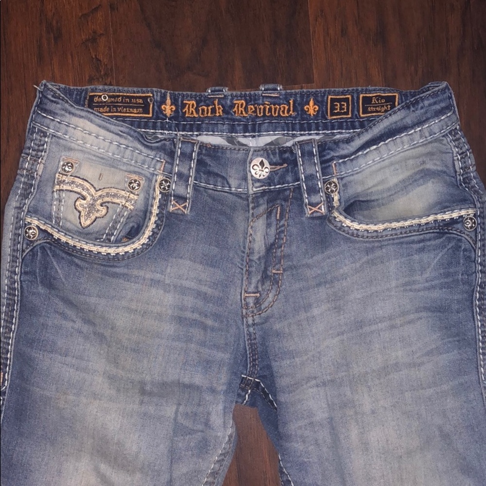 Mens Rock Revival jeans - Picture 3 of 6